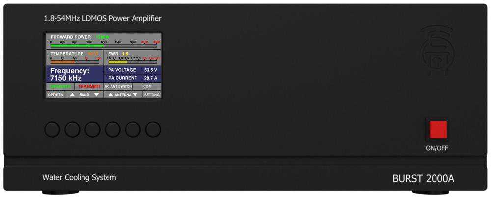 「新品推介」BURST 2000A 业余短波电台2200W功放，竞赛通联首选