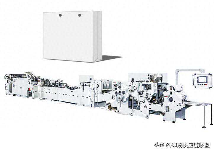 纸袋成型机，2019年袋王机械KING-35L型自动手提袋二手制袋机