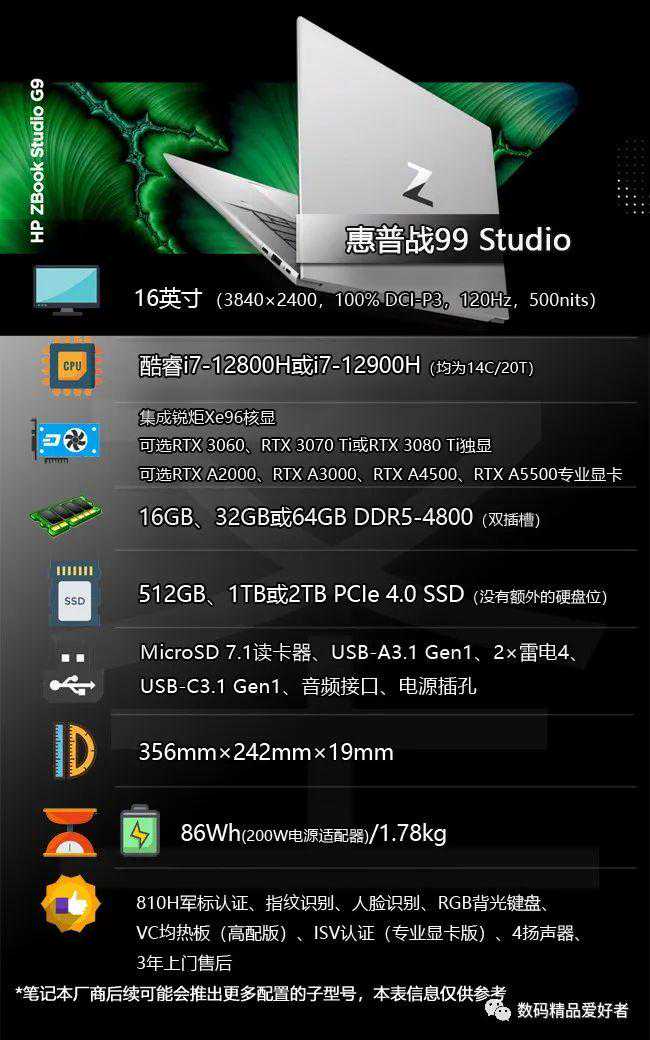 ThinkPad P16的劲敌！顶配超5万元的惠普战99 Studio是否值得选？