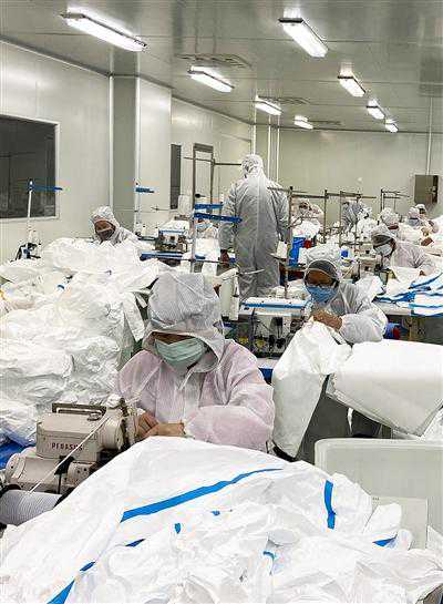 美迪科（上海）包装材料有限公司 从“为国制衣”到参与国际抗疫